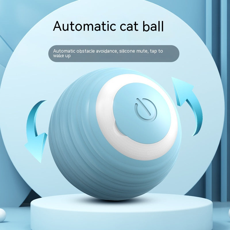 Automatic Moving Bouncing Rolling Ball Smart Cat Toy