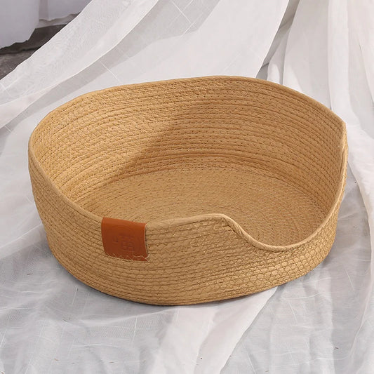 Handmade Bamboo Weaving Four Season Cozy Nest Baskets